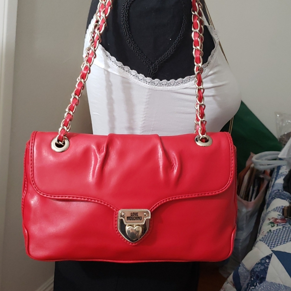 Moschino shoulder chain bag